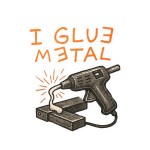 I Glue Metal Sticker - Image 13