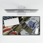 US Coast Guard Desk Mat - Image 4
