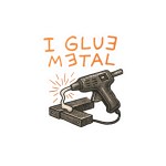 I Glue Metal Sticker - Image 5