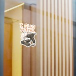 I Glue Metal Sticker - Image 6