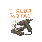 I Glue Metal Sticker - Image 9