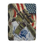 US Coast Guard Sherpa Fleece Blanket